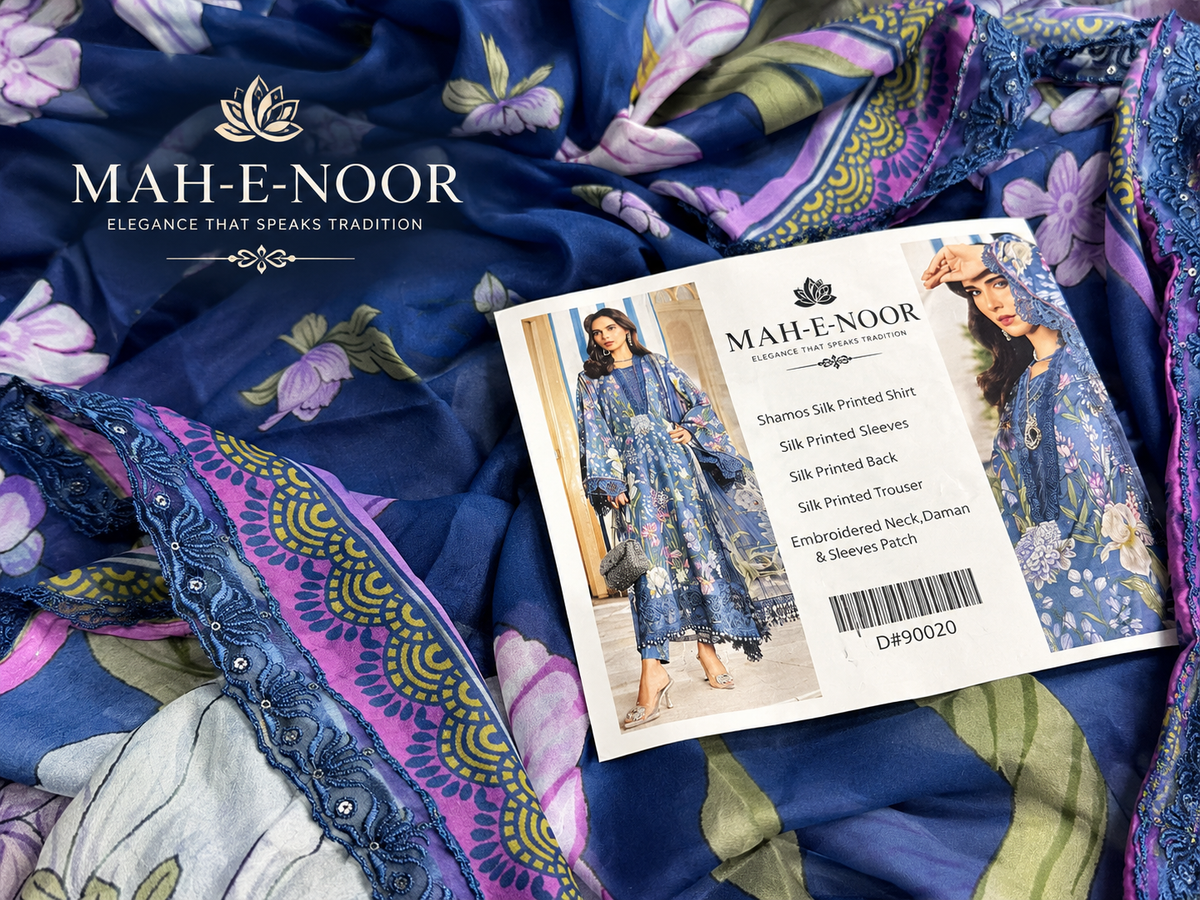 Mah-E-Noor Premium Winter Collection 3-Piece