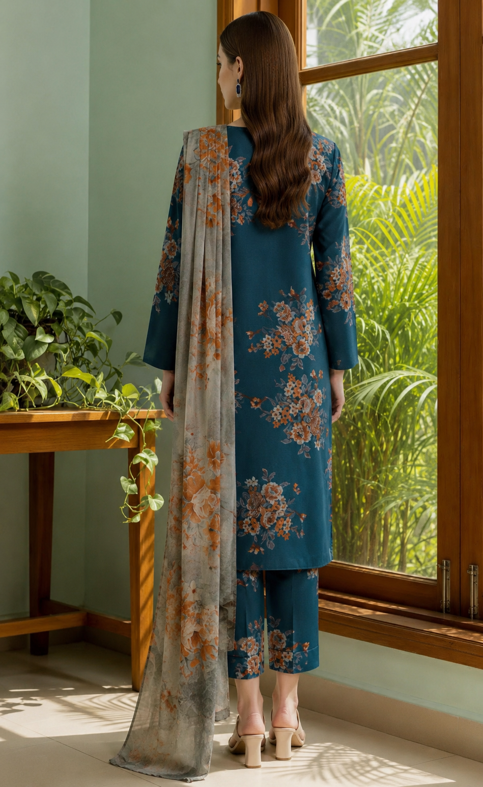 Mah-E-Noor Premium Lawn 3-Piece