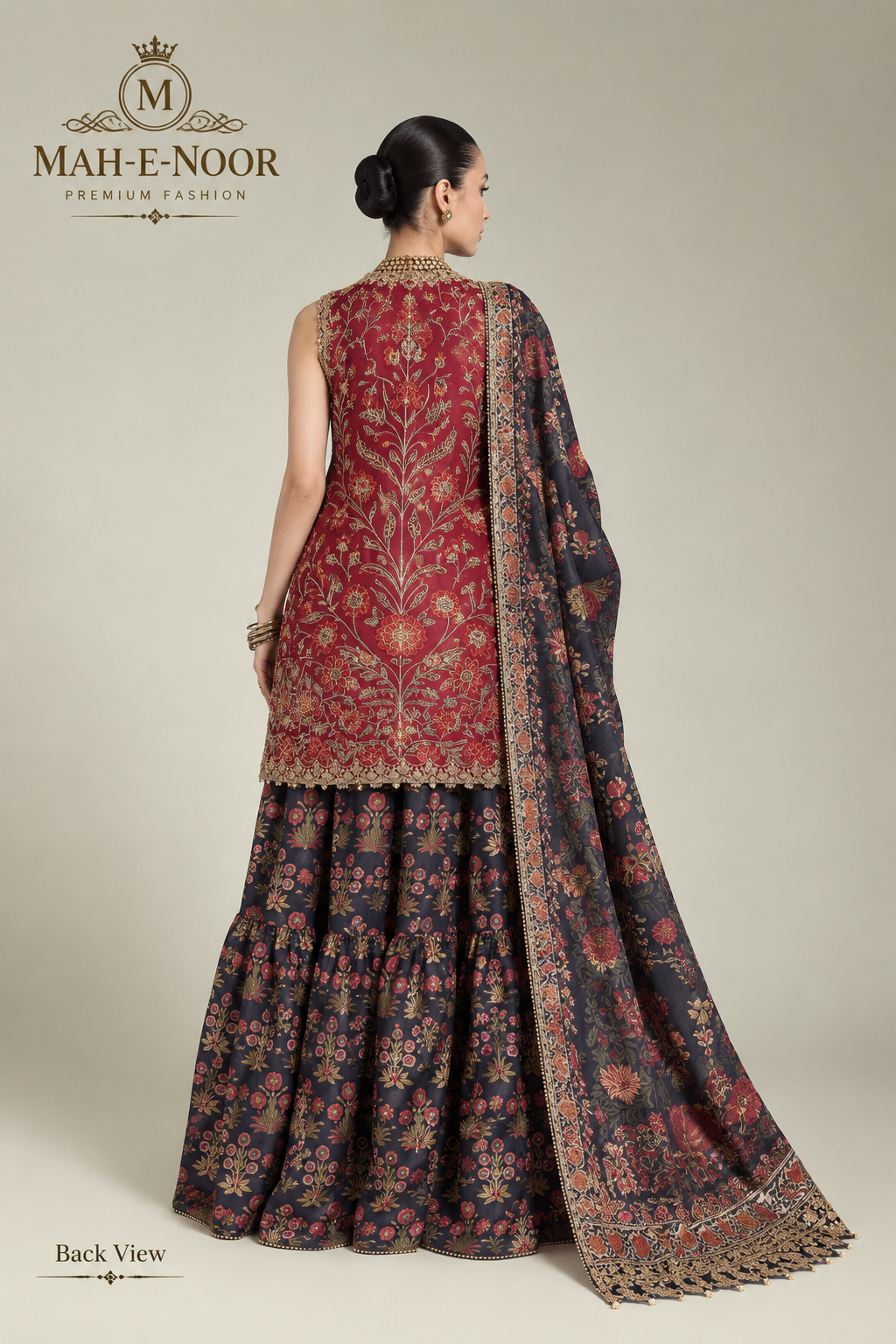 Mah-E-Noor Premium Winter Collection 3-Piece