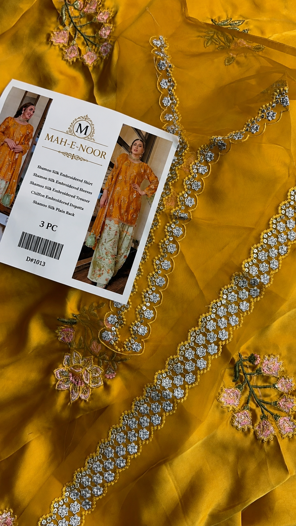 Mah-E-Noor Premium Winter Collection 3-Piece