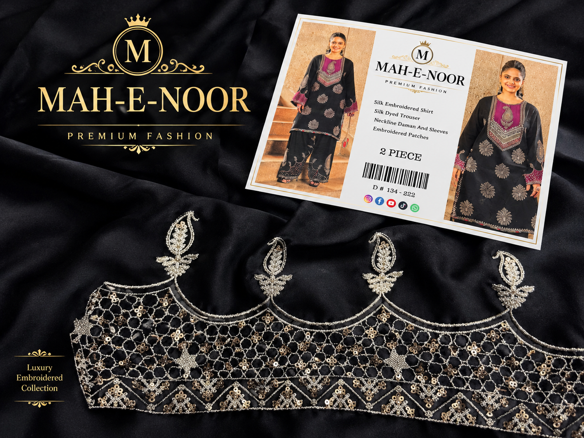 Mah-E-Noor Premium Winter Collection 2-Piece
