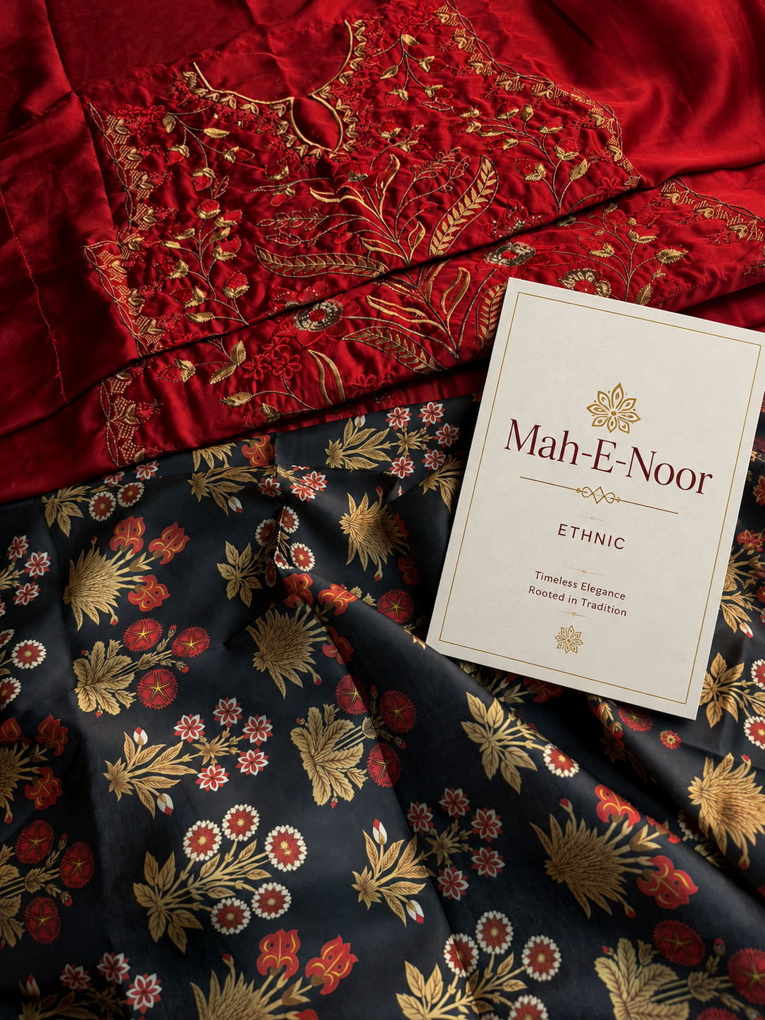 Mah-E-Noor Premium Winter Collection 3-Piece