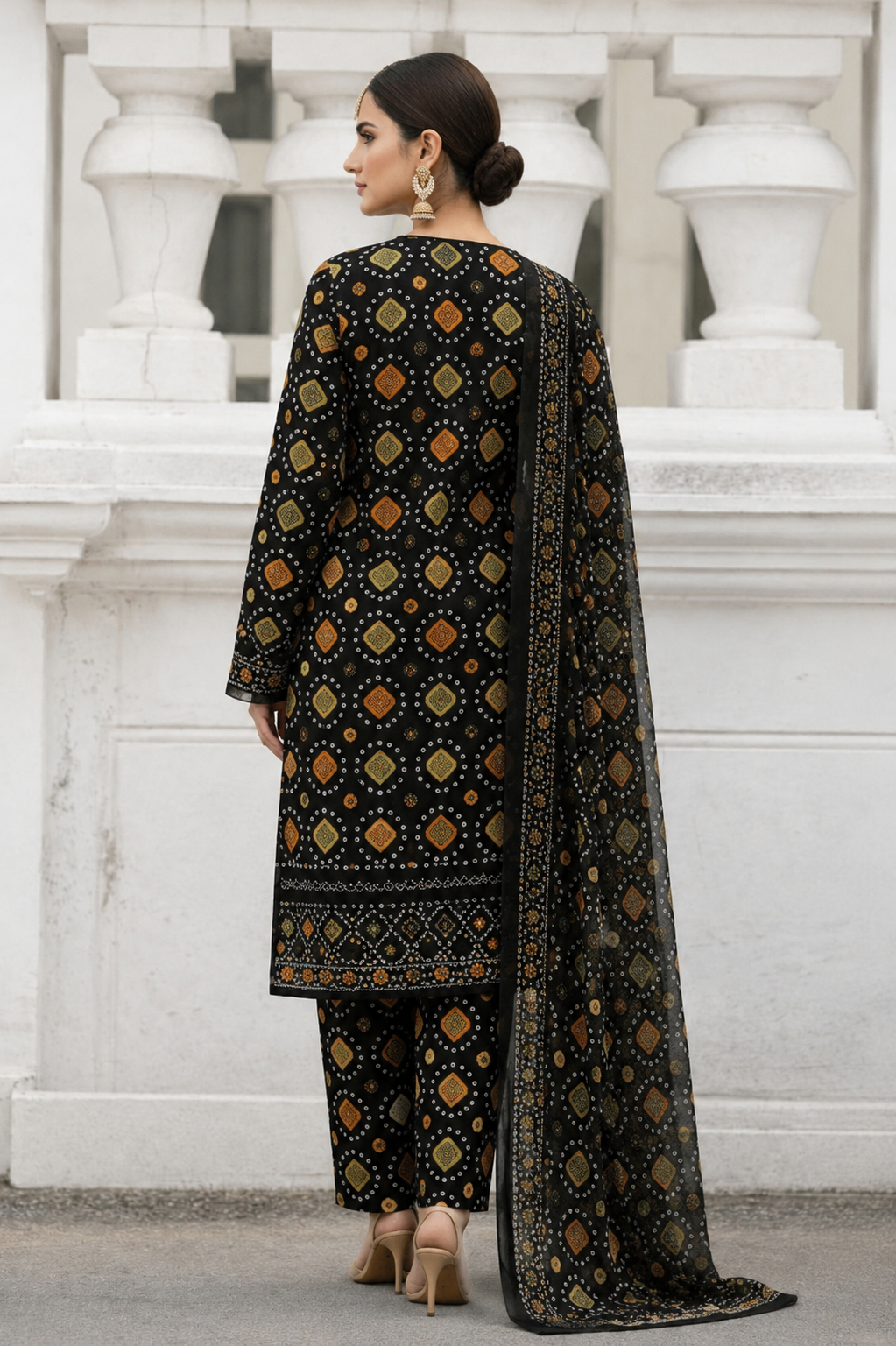 Mah-E-Noor Premium Lawn 3-Piece