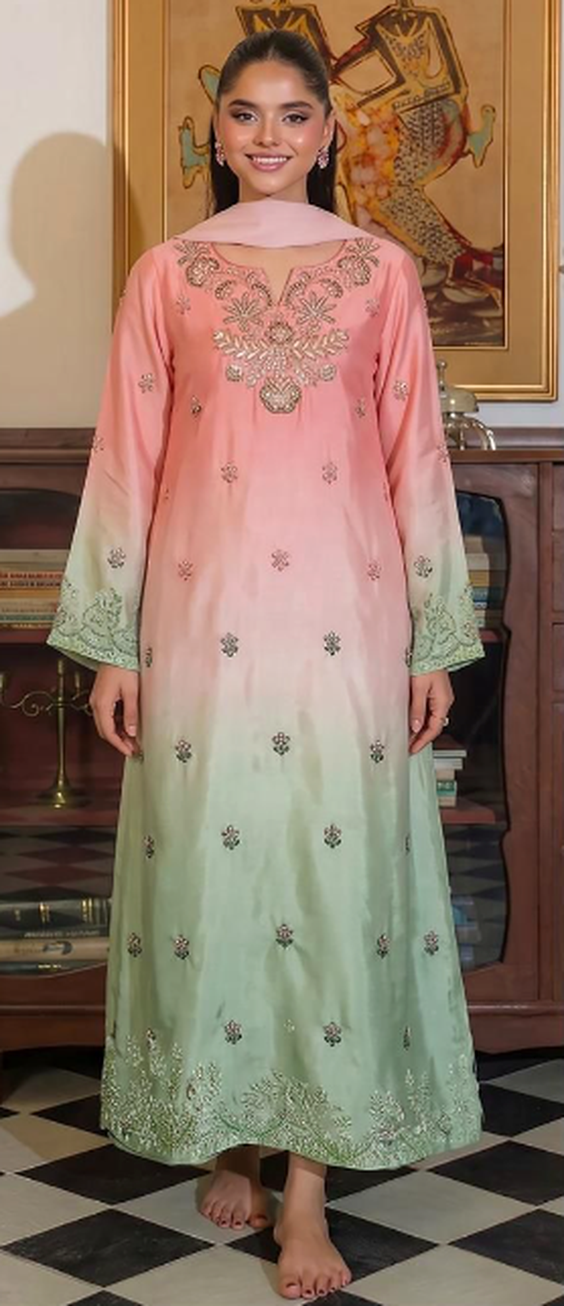 Mah-E-Noor Premium Winter Collection 3-Piece