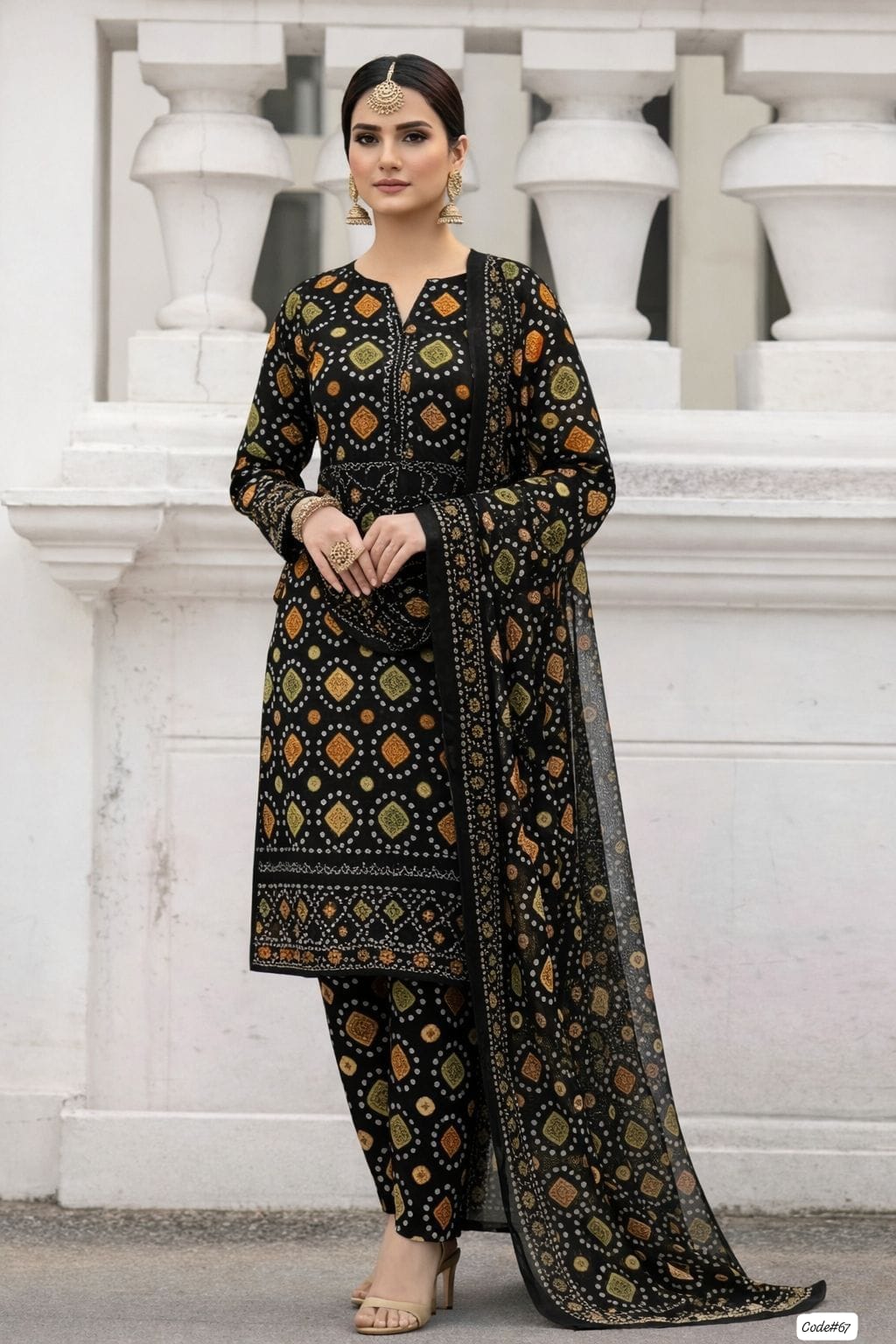 Mah-E-Noor Premium Lawn 3-Piece