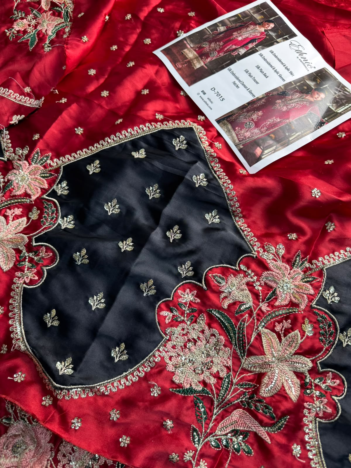 Mah-E-Noor winter 2pc ETHNIC SLIK