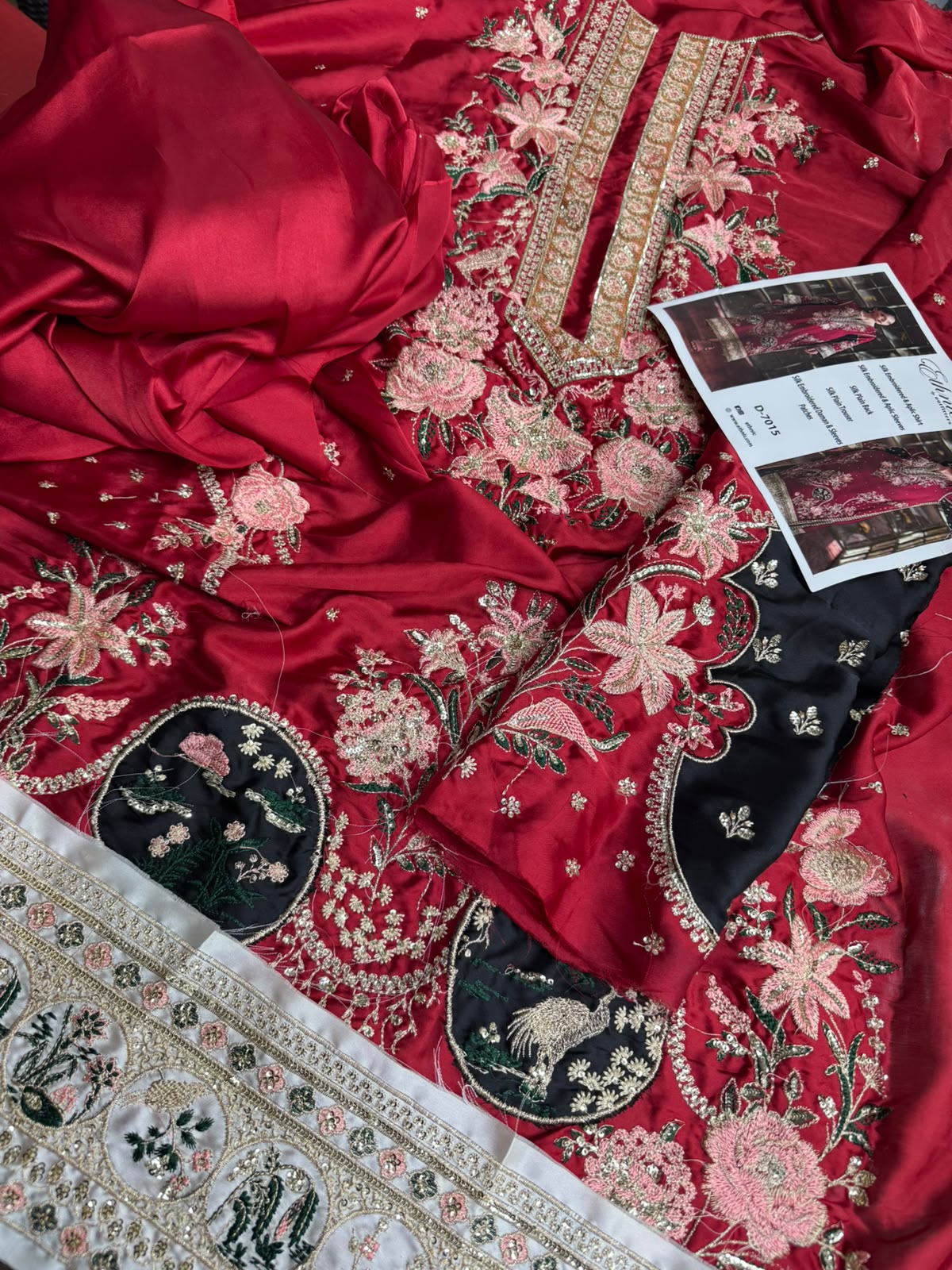 Mah-E-Noor winter 2pc ETHNIC SLIK
