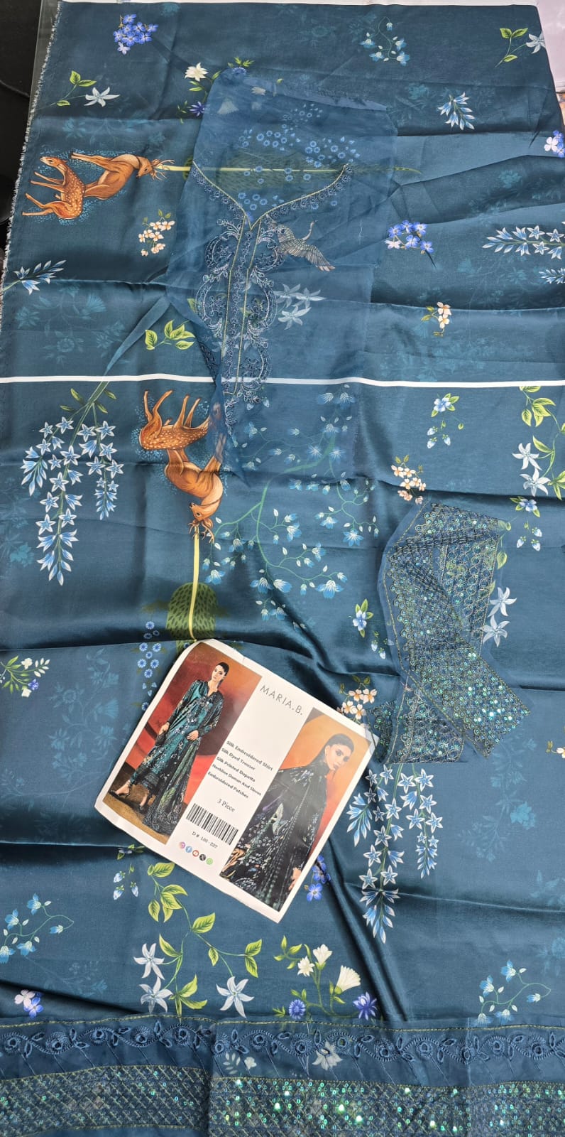 Mah-E-Noor winter 3PC MARIA B SLIK
