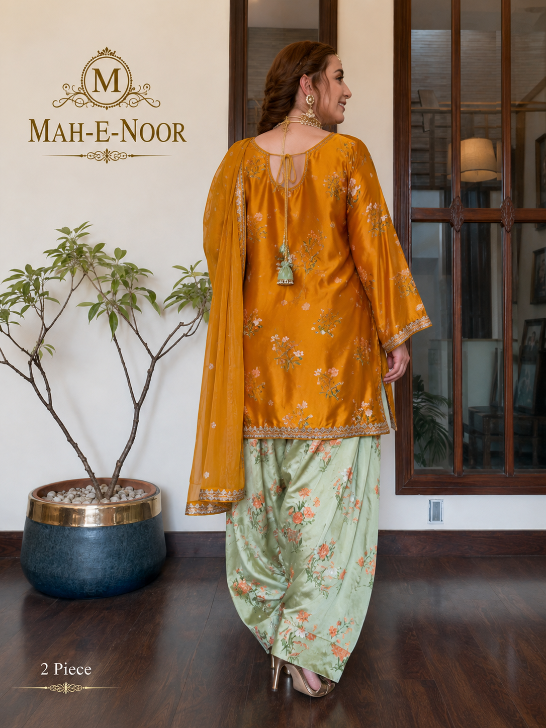 Mah-E-Noor Premium Winter Collection 3-Piece