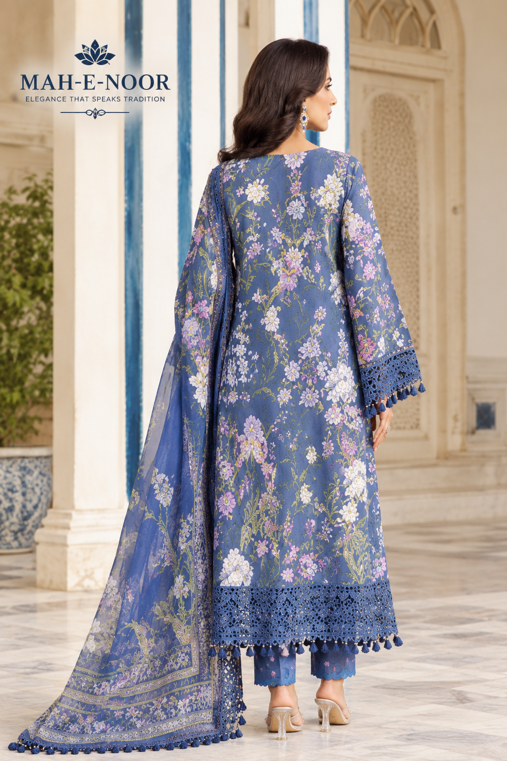 Mah-E-Noor Premium Winter Collection 3-Piece