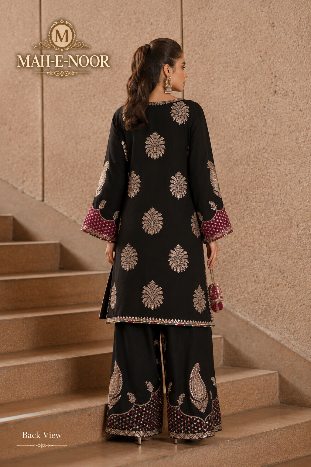 Mah-E-Noor Premium Winter Collection 2-Piece