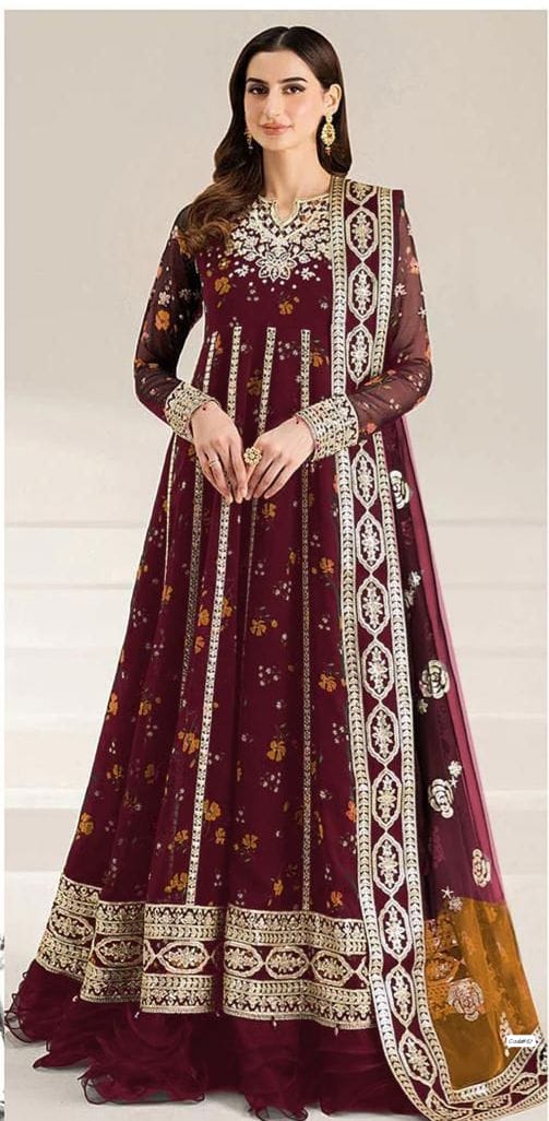 Mah-E-Noor Premium  Lawn 3-Piece