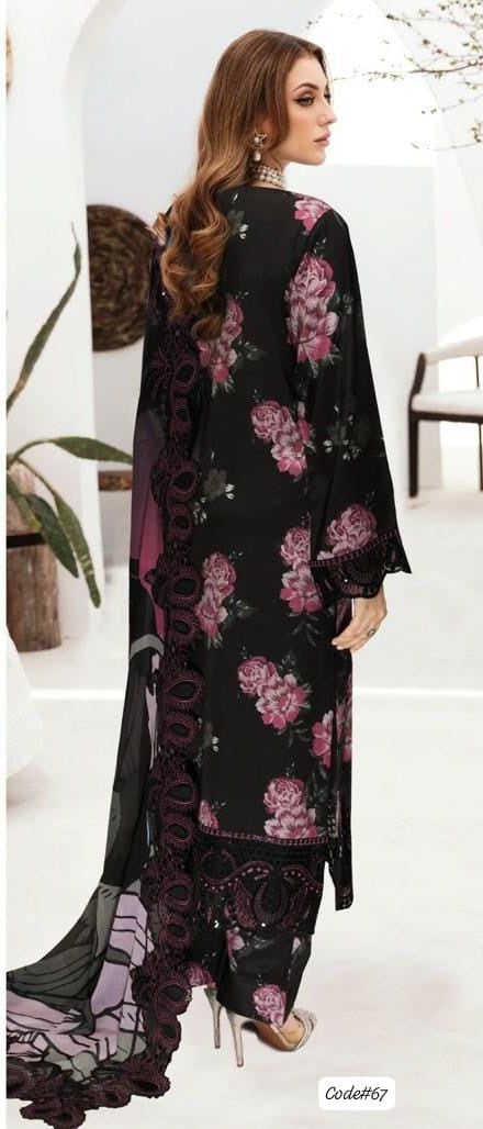 Mah-E-Noor Premium Lawn 3-Piece